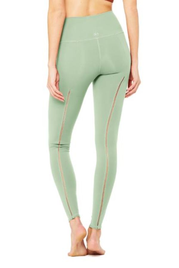 ALO YOGA // HIGH WAIST DASH LEGGING - SAGE