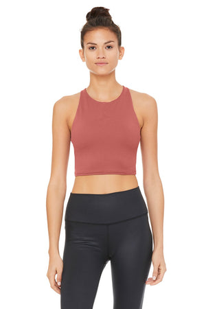 ALO YOGA MOVEMENT BRA ROSEWOOD