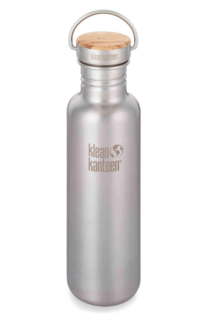 SEA YOGI // Reflect insulated water bottle with bamboo cap by Klean Kanteen, product shot