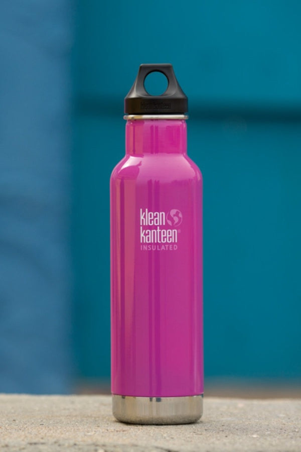 SEA YOGI // Wild Orchid insulated water bottle by Klean Kanteen, visual