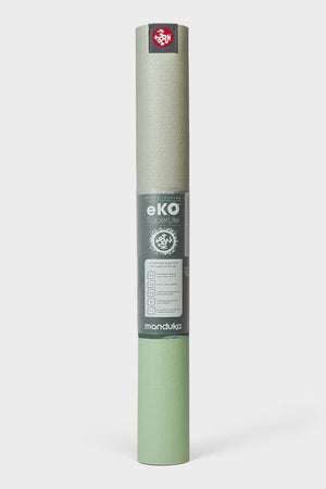 MANDUKA // EKO SUPERLITE TRAVEL YOGA MAT - 1kg - GREEN ASH STRIPE
