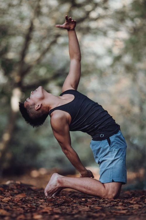 OHMME // ECO WARRIOR II GREEN DEFENCE SHORTS - BLUE
