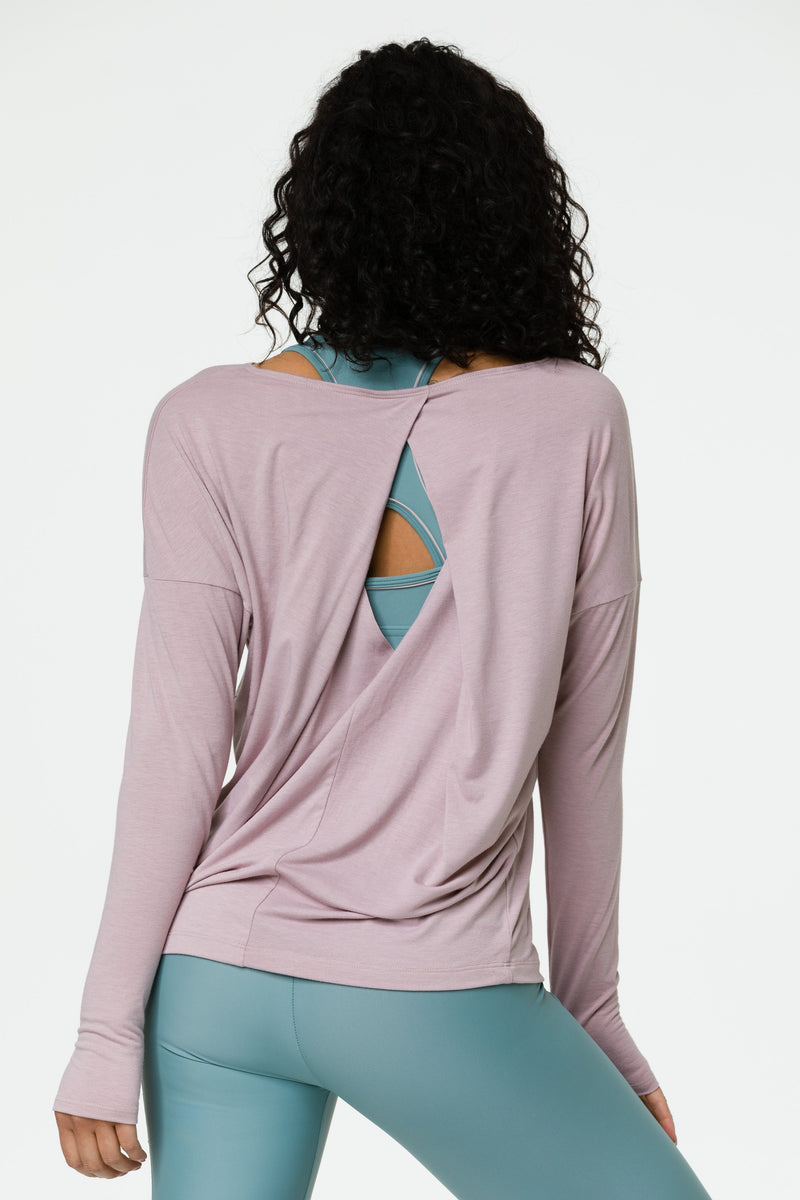 ONZIE // DIAMOND BACK TOP - WOODROSE