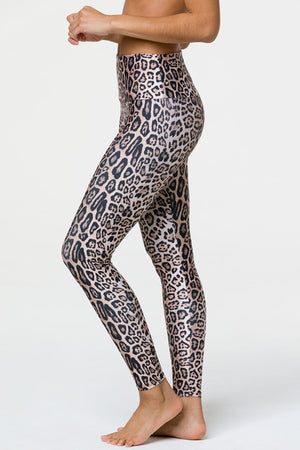 ONZIE // HIGH RISE GRAPHIC LEGGING - LEOPARD