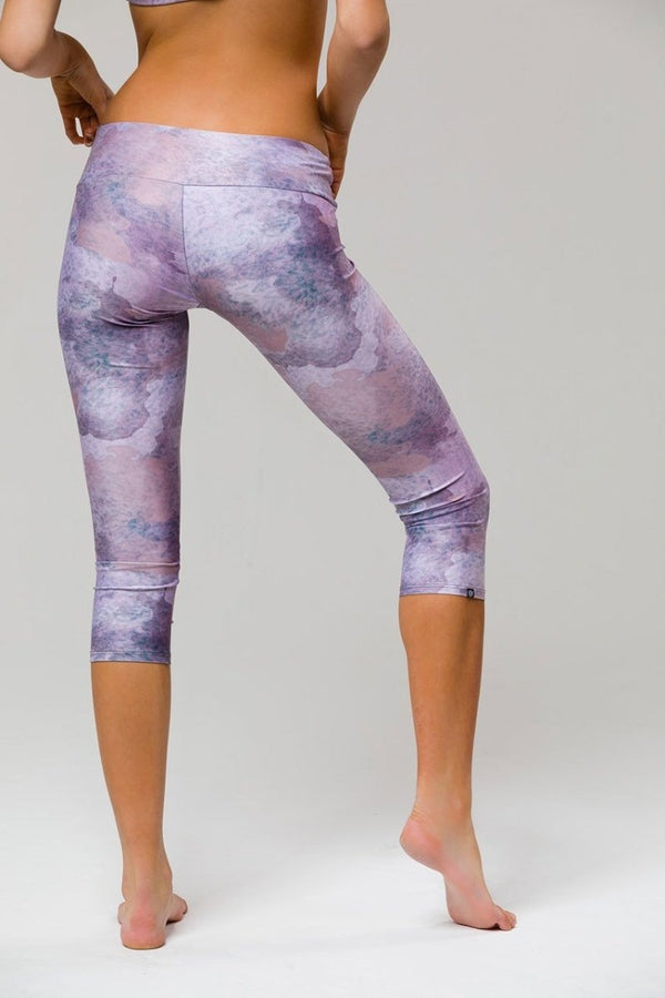 SEA YOGI // Animal Dusk capri pant from Onzie, back