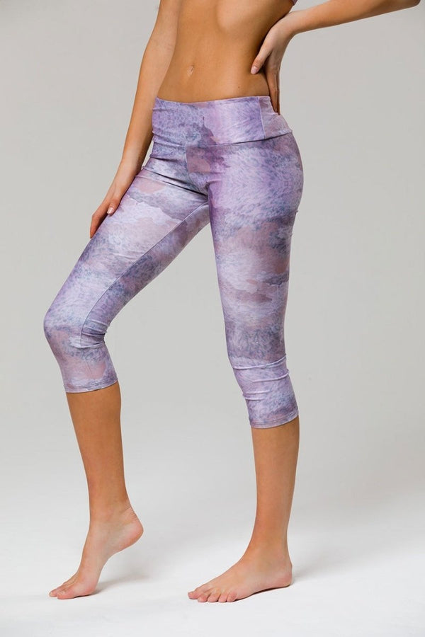 SEA YOGI // Animal Dusk capri pant from Onzie, side