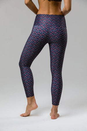 SEA YOGI // Onzie High Rise Midi Legging, Awake, back