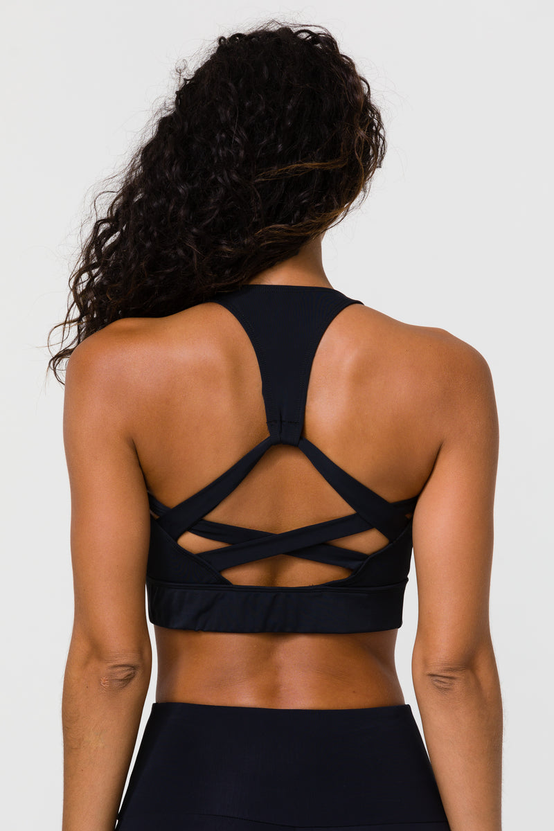 ONZIE // WARRIOR BRA - BLACK