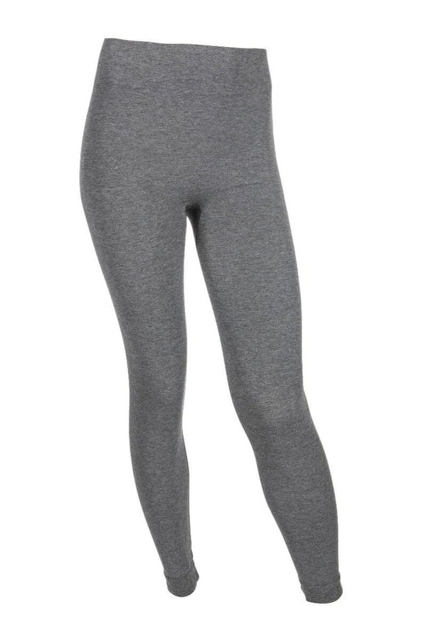 SEA YOGI // Run & Relax Bandha Bamboo Tights in gray, front