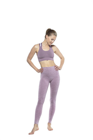 RUN & RELAX // WIDE ELASTIC BRA - WARM LILAC