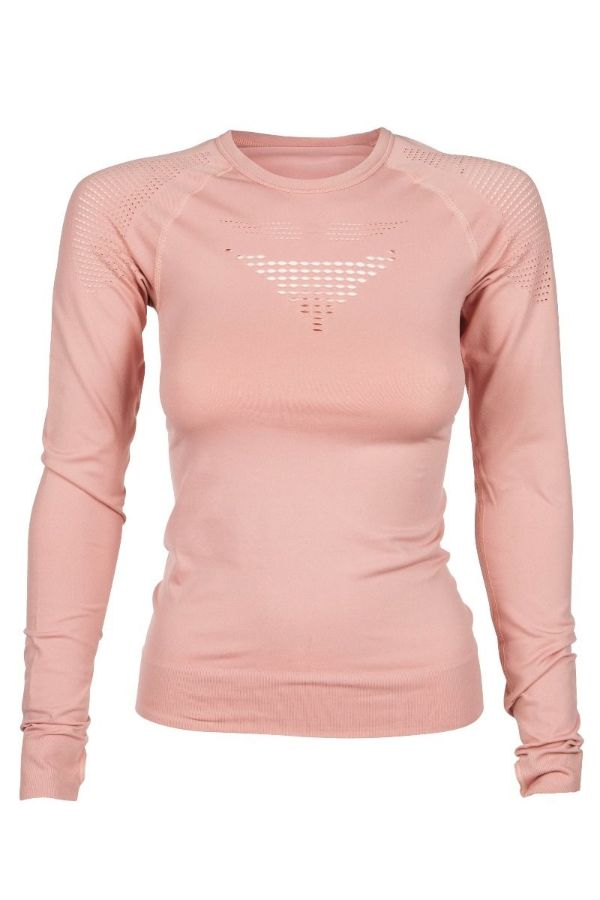 RUN & RELAX // FUTURE VENT LONG SLEEVE TOP - MUTED CLAY