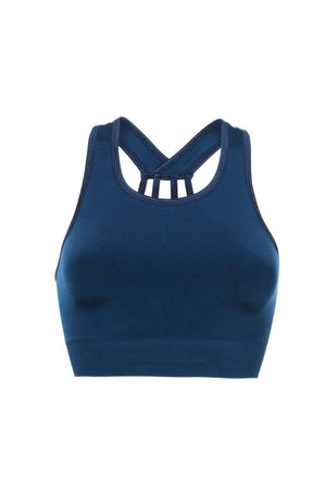 RUN & RELAX // TECH SPORTS BRA - MIDNIGHT BLUE