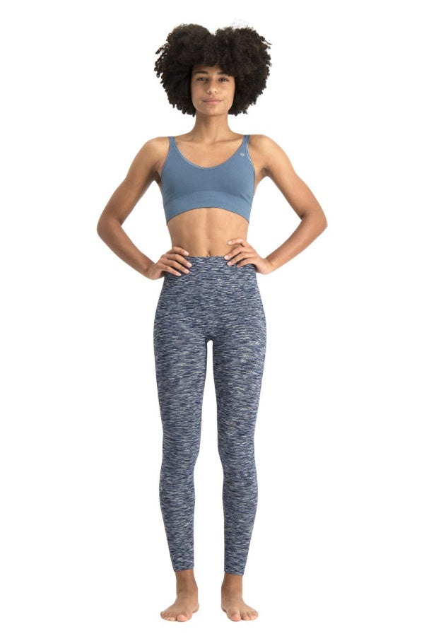 RUN & RELAX // LEYLA YOGA BAMBOO BRA - PETROL BLUE