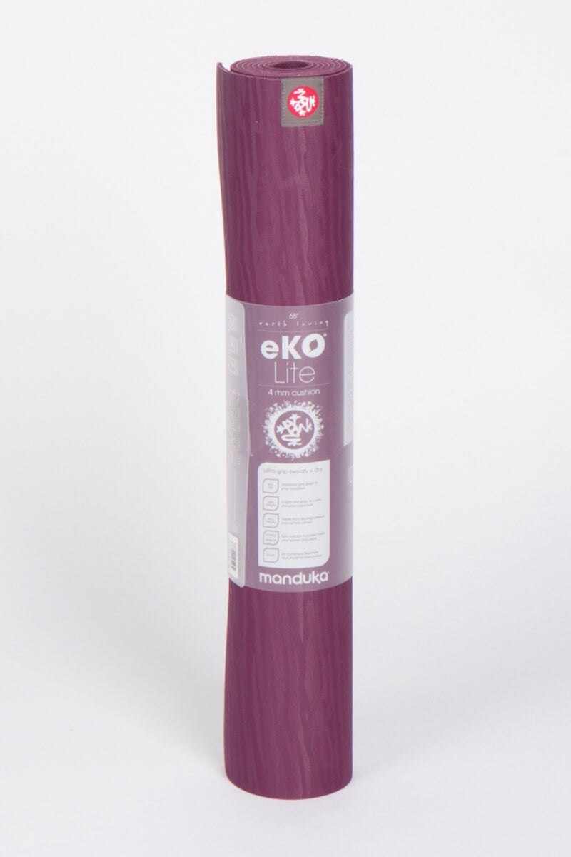 SEA YOGI // eko Lite yoga mat in 4mm and Acai style by Manduka, Online Yoga Shop, standing