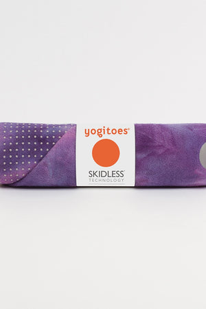 SEA YOGI // Yogitoes skidless towel in Groove Magic style by Manduka, Online Yoga Store, rolled up image