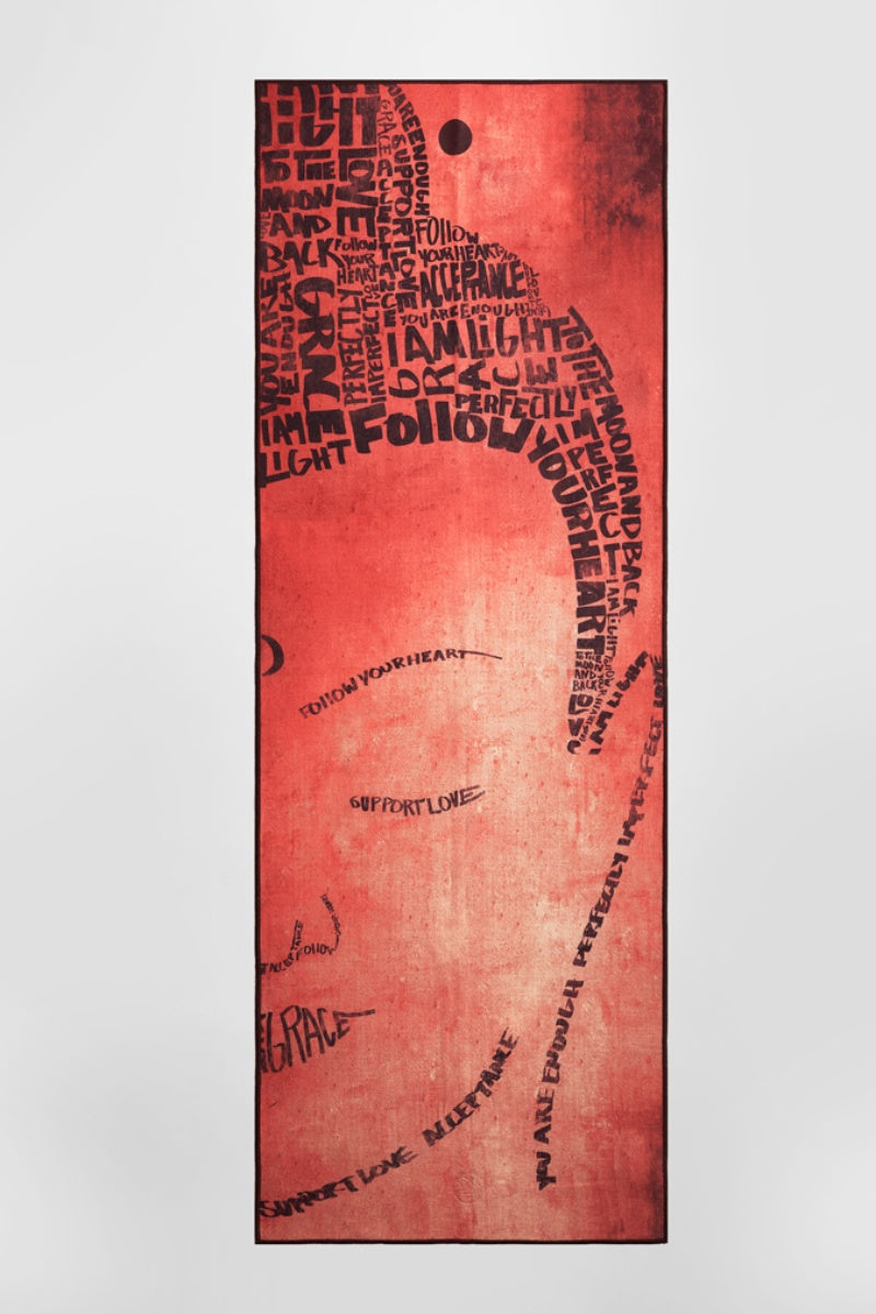 SEA YOGI // Yogitoes skidless mat in Grace style style by Manduka, spread out image