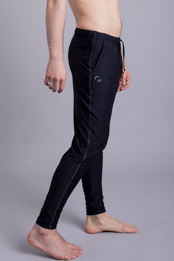 SEA YOGI // Dharma Yoga Pants in Black by OHMME, Online Yoga Shop, right side