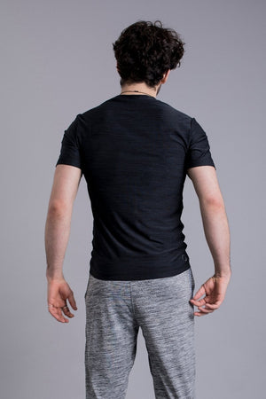 OHMME // COBRA MEN YOGA SHIRT - BLACK