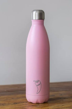 SEA YOGI water bottles in pink, 24 hours cold or hot by Chilly, 750ml
