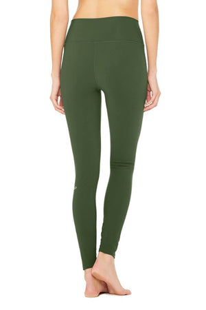ALO YOGA // HIGH WAIST RIPPED WARRIOR LEGGING - HUNTER