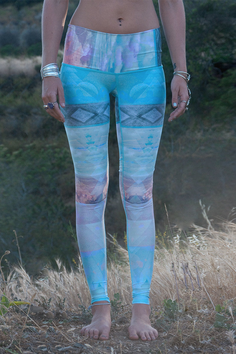 TEEKI TAROT MAGICK HOT PANT FRONT IMAGE - Sea Yogi
