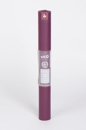 Manduka eKO SuperLite Yoga mat, 1kg only and Acai style, standing image