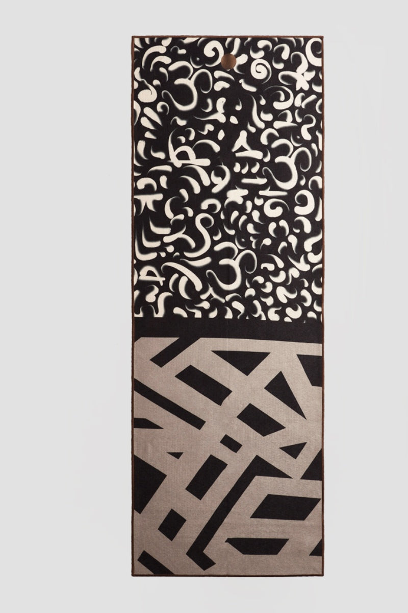 SEA YOGI // Yogitoes skidless towel in Clarity in Chaos style by Manduka, spread out image